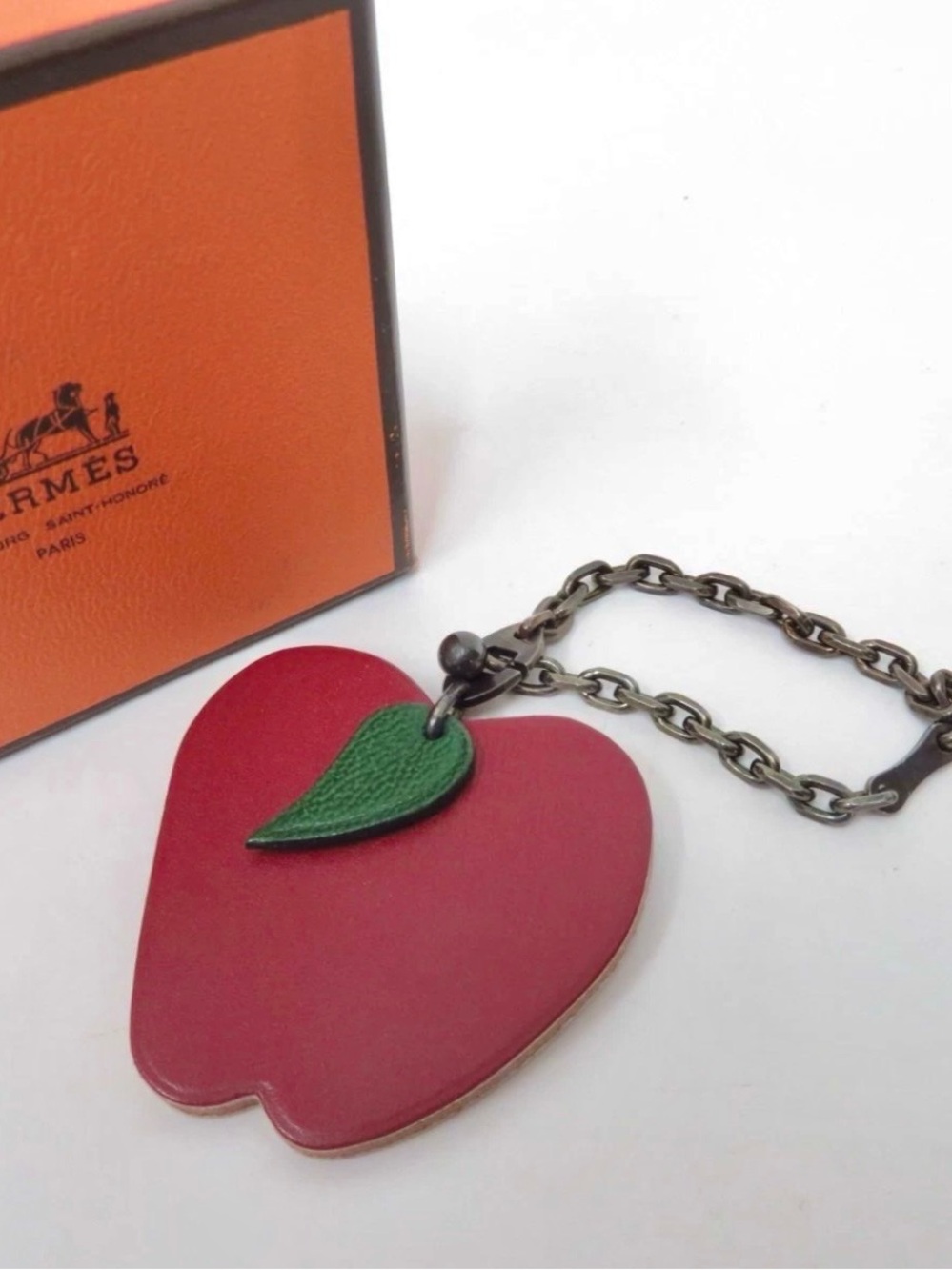 Hermes Apple Keyholder Fruit Bag Charm